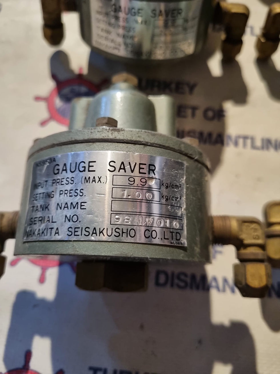 Thumbnail: NAKAKITA SEISAKUSHO NS953A Gauge Saver Set at 1.00 kg/cm2 Max kg/cm29.9