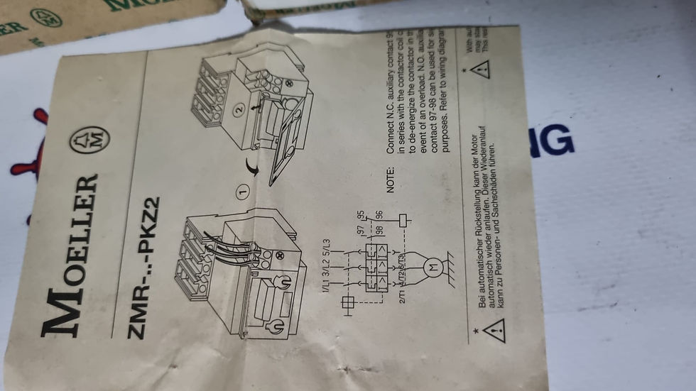 Küçük resim: ZMR-25-PKZ2 - KLOCKNER MOELLER ZMR MOTOR PROTECTOR BASIC UNIT
