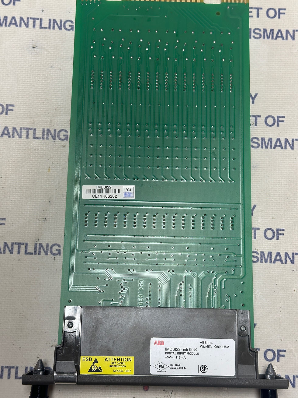 Küçük resim: ABB, IMDSI22 Digital Input Module, infi 90, 16 Channel