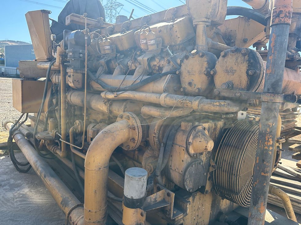 Thumbnail: Caterpillar Model G399TA SERIAL 49C132 1000 Kva Natural Gas Generator