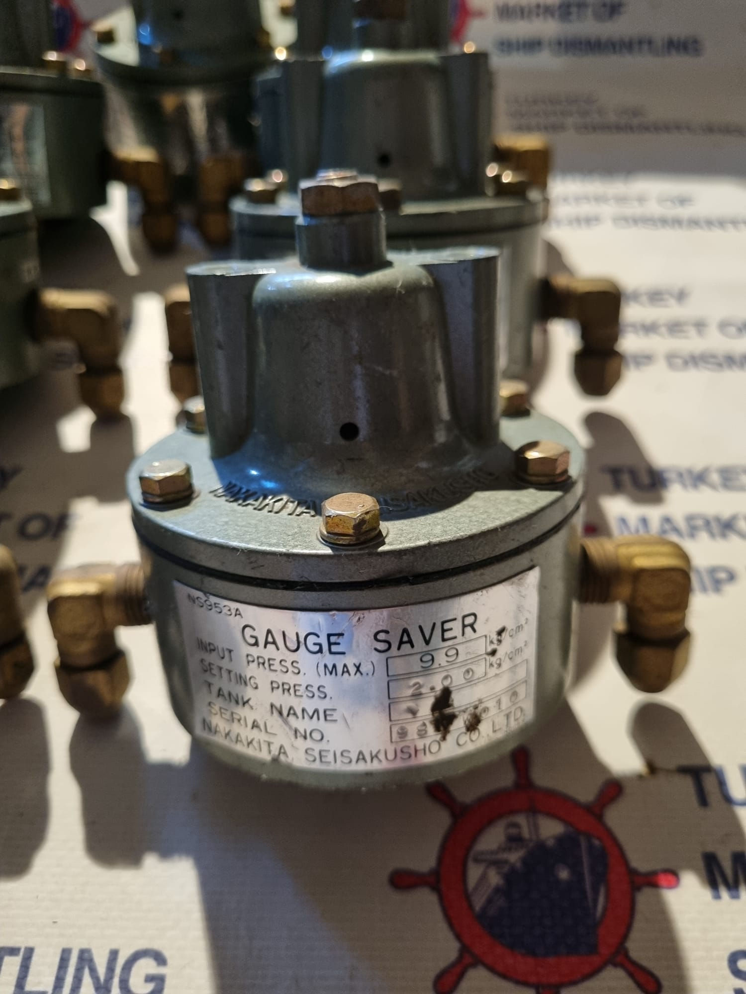 NAKAKITA SEISAKUSHO NS953A Gauge Saver Set at 1.00 kg/cm2 Max kg/cm29.9