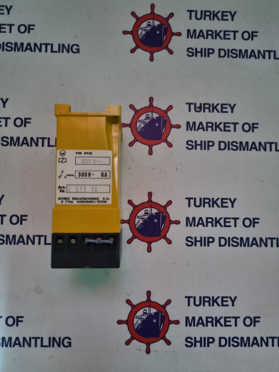 Küçük resim: SCHIELE ARN 2.409.550.02 TIMER RELAY VDE 0435 VDE 0110 * NEW NO BOX *