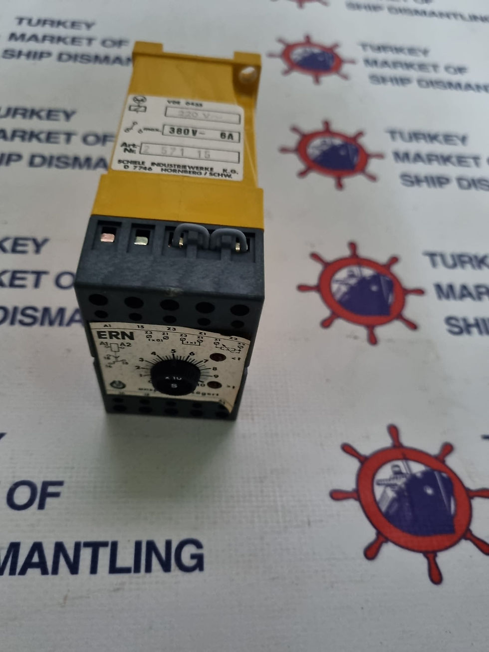 Küçük resim: SCHIELE ARN 2.409.550.02 TIMER RELAY VDE 0435 VDE 0110 * NEW NO BOX *