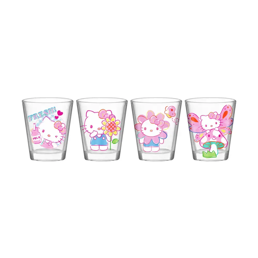 Hello Kitty Garden Shot Glass Set