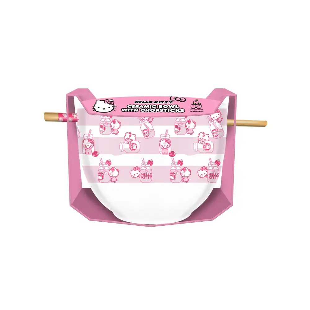 Hello Kitty Strawberry Ramen Bowl