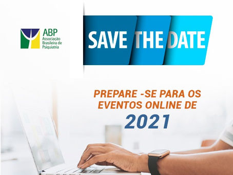 Save the date: confira o calendário de eventos científicos da ABP!