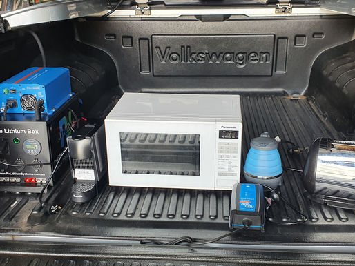 "I need the car to run a Fridge, Coffee Machine, Toaster, Kettle & Microwave"