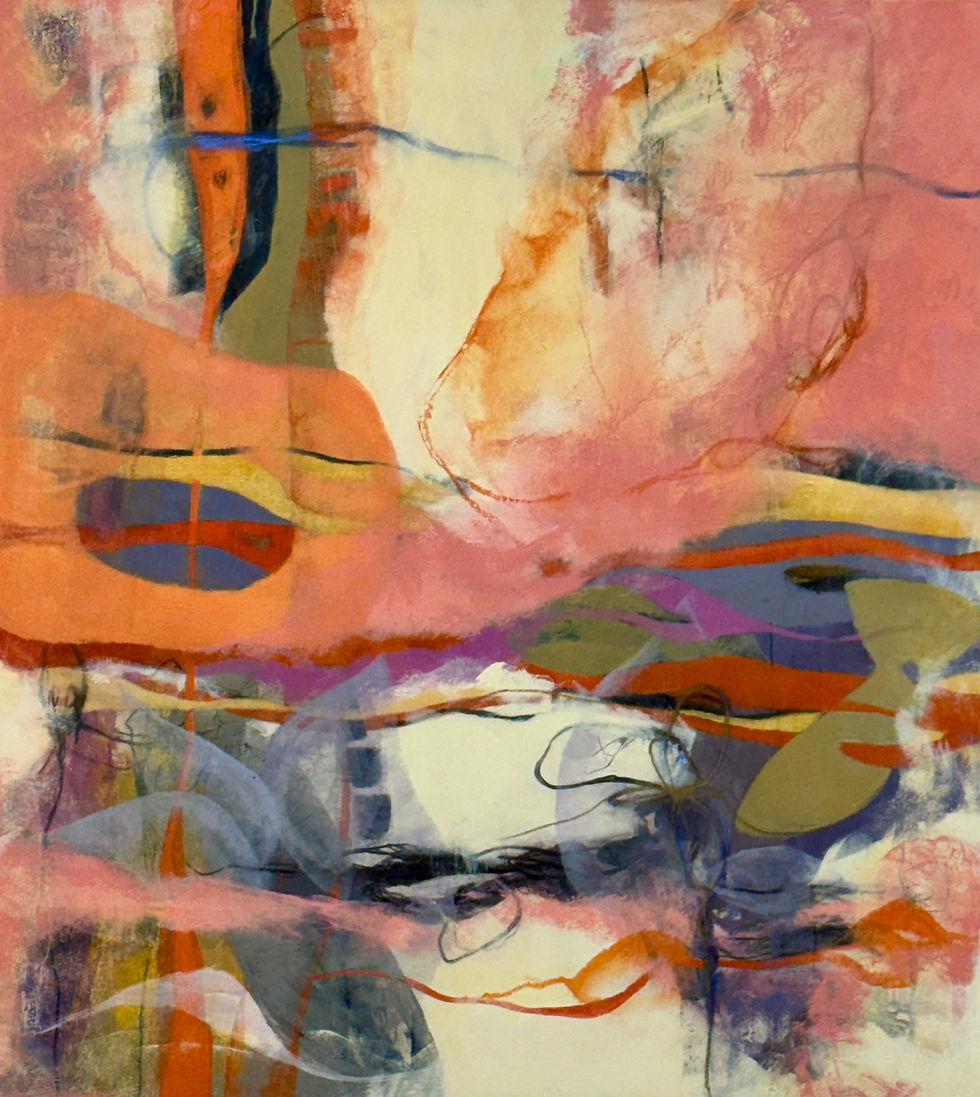 Anima Mundi 65 x 58" Oil on Canvas by Tracy King