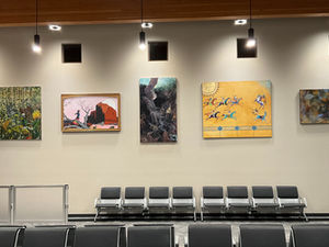 Tracy King is part to the new exhibit at Santa Fe Airport’s new terminal