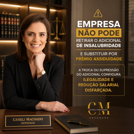 Empresa pode retirar o adicional de insalubridade e substituir por prêmio de assiduidade?