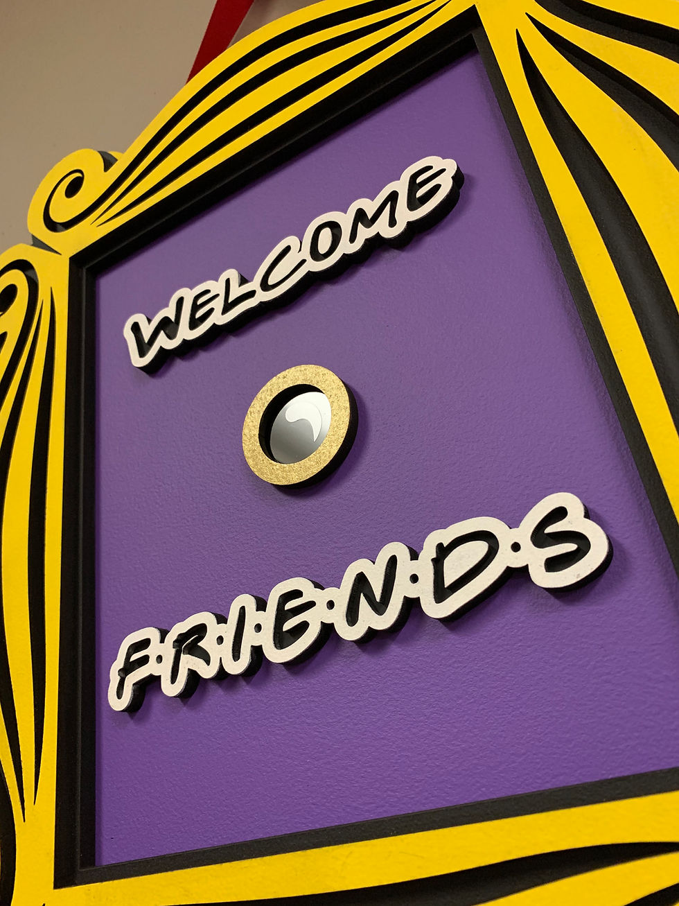 Thumbnail: FRIENDS Inspired Door/Wall Hanger