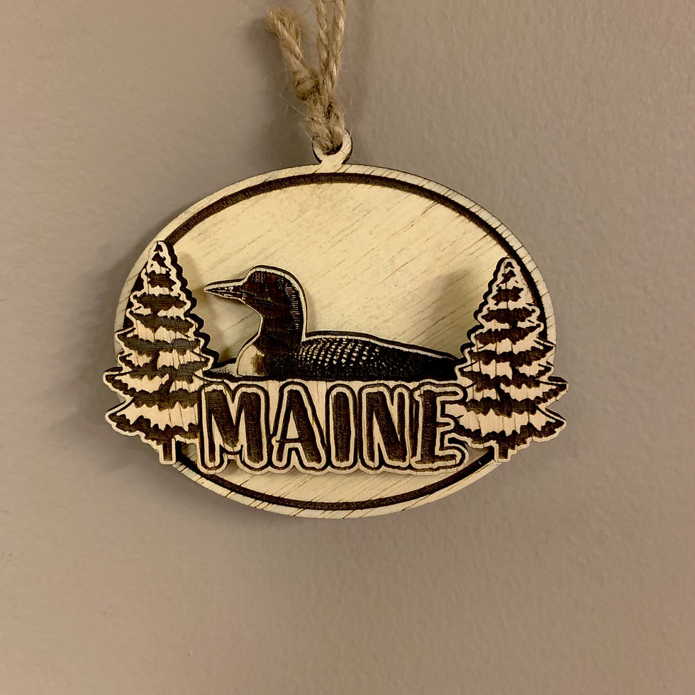 Thumbnail: Scenic Maine 3D Ornaments