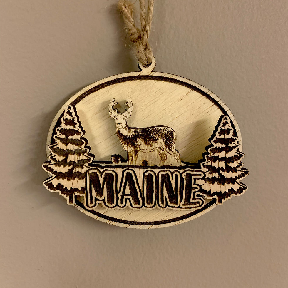 Thumbnail: Scenic Maine 3D Ornaments