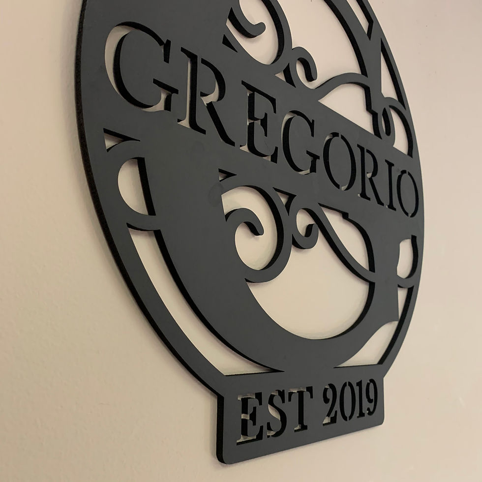 Thumbnail: Wall Art - Last Name