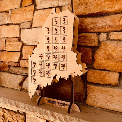 The Maine Advent(ure) Calendar 24 Day Advent Calendar Out of Box Design