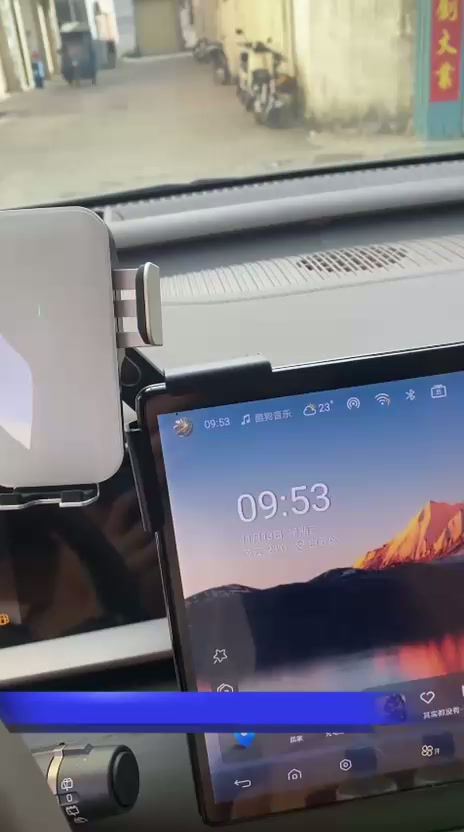 Küçük resim: Tesla & BYD Uyumlu Solar Güneş Enerjili Ekran Üstü Telefon Tutucu 