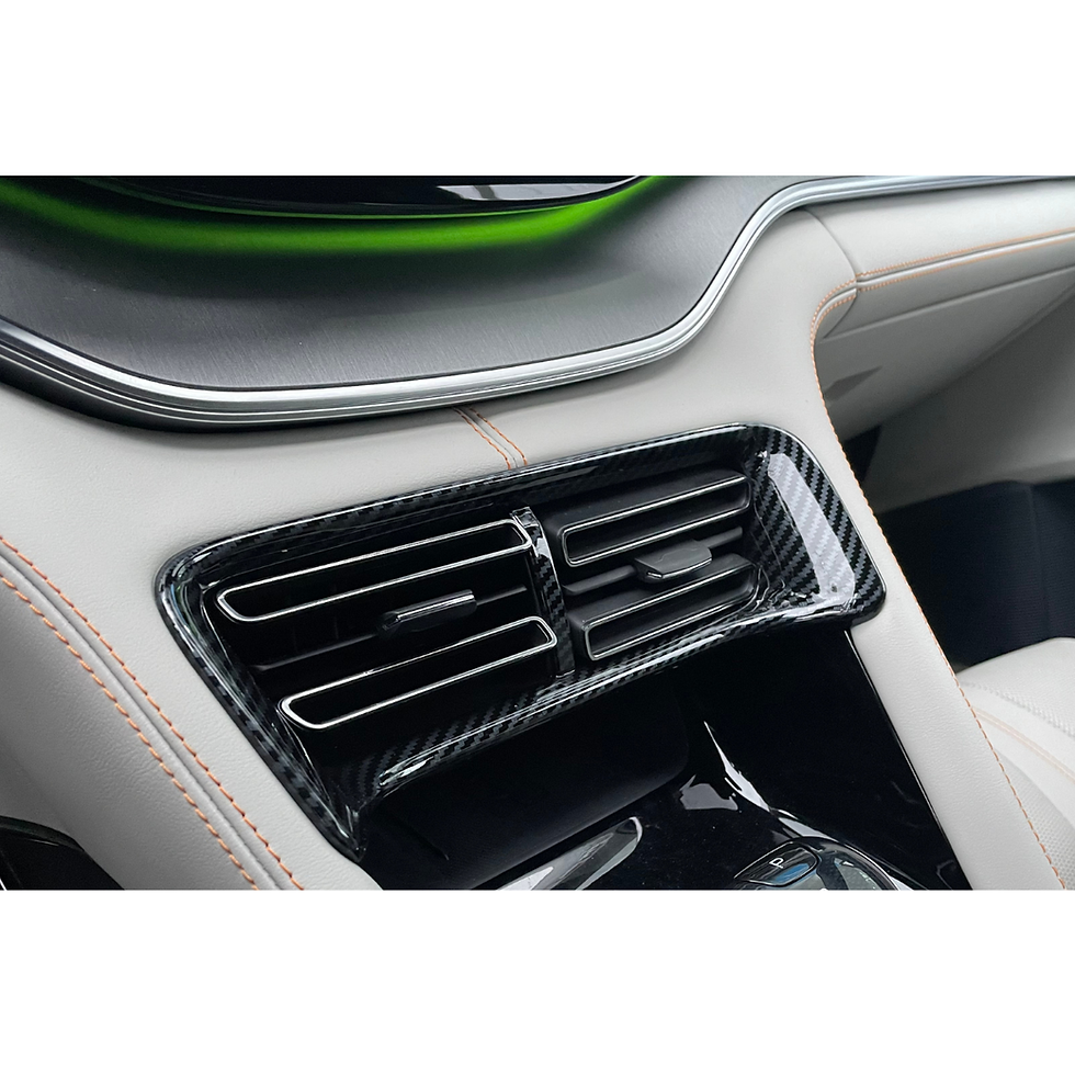 Küçük resim: BYD Seal U Karbon Fiber Görünümlü Orta Konsol Havalandırma Trim Kapağı - Red Lion Parts