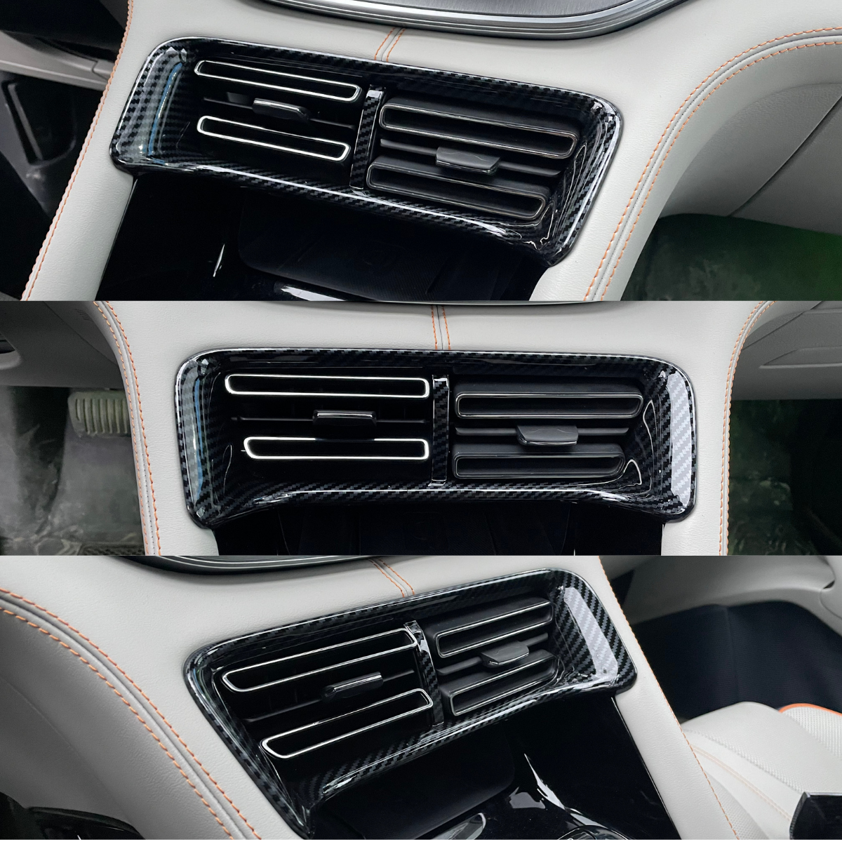 BYD Seal U Karbon Fiber Görünümlü Orta Konsol Havalandırma Trim Kapağı - Red Lion Parts