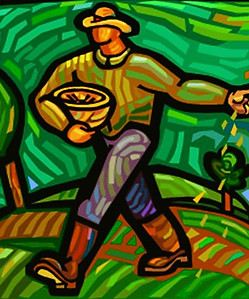 Man sowing Bible Seeds