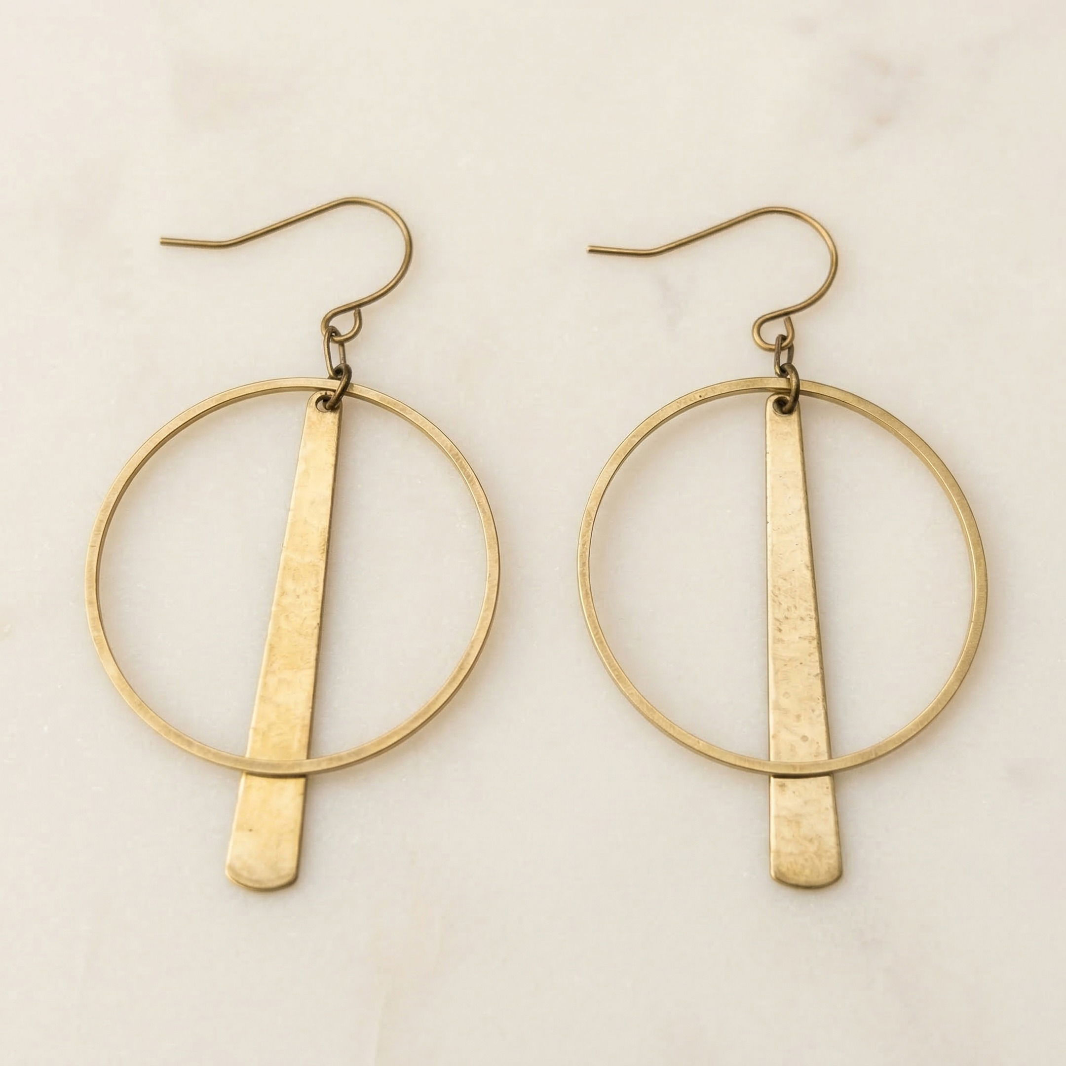 Circle + Bar Earrings - Wholesale