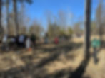 Students from Naytahwaush learn about bird migration as members of the Friends board and White Earth Nation RBC observe. Photo by Kelly Blackledge.