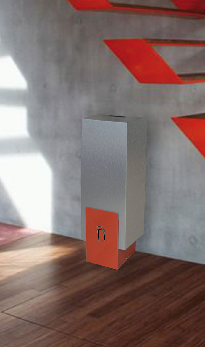 Designschränk-für-Feuerlöscher