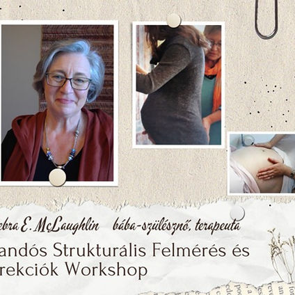 Workshop Debra McLaughlin-nal: "A várandósságnak NEM kellene fájnia"