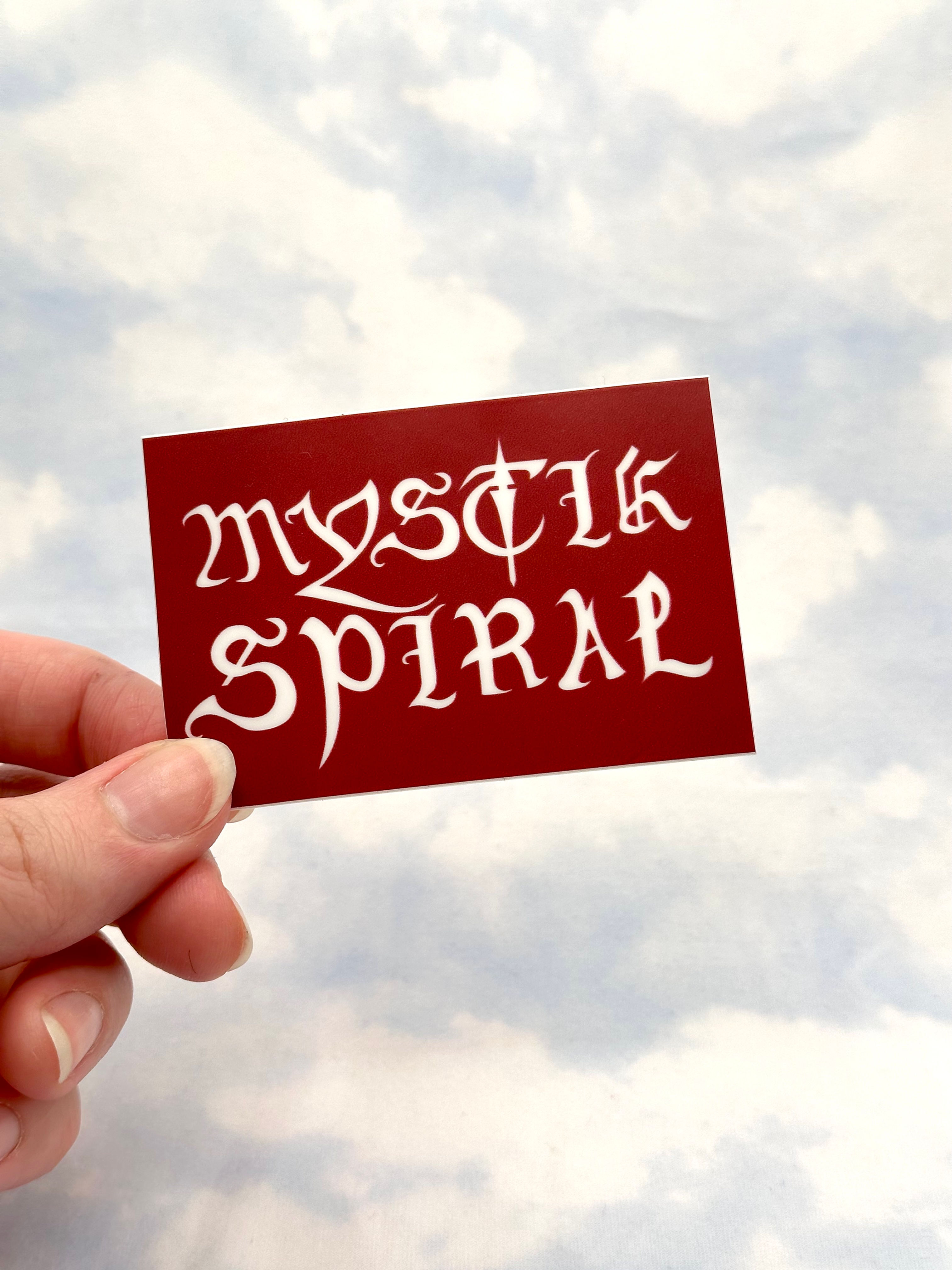 Mystik Spiral sticker