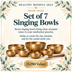 Healthy Mindful Self Singing Bowl Prize Card