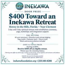 Inekawa Retreat Door Prize Card