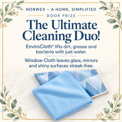 Norwex Door Prize Cloth Cleaning Card-2