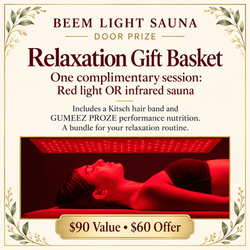 Beem Red Light Sauna Door Prize