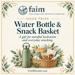FAIM Water Bottle & Snack Basket