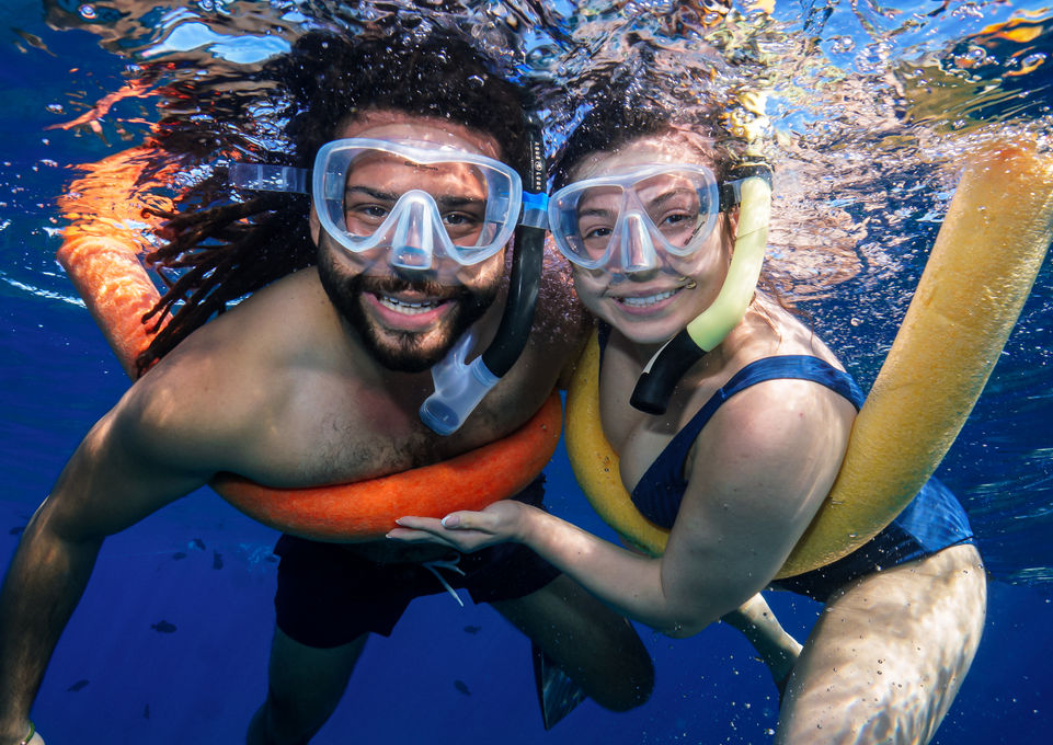 ocean snorkeling underwater photography photoshoot diving love cute