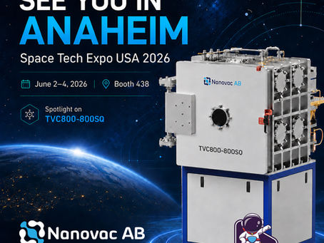 Nanovac AB Exhibiting at Space Tech Expo USA 2026 in Anaheim