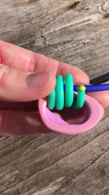 Thumbnail: Mixed Elements | Pale Pink Twin Ring necklet