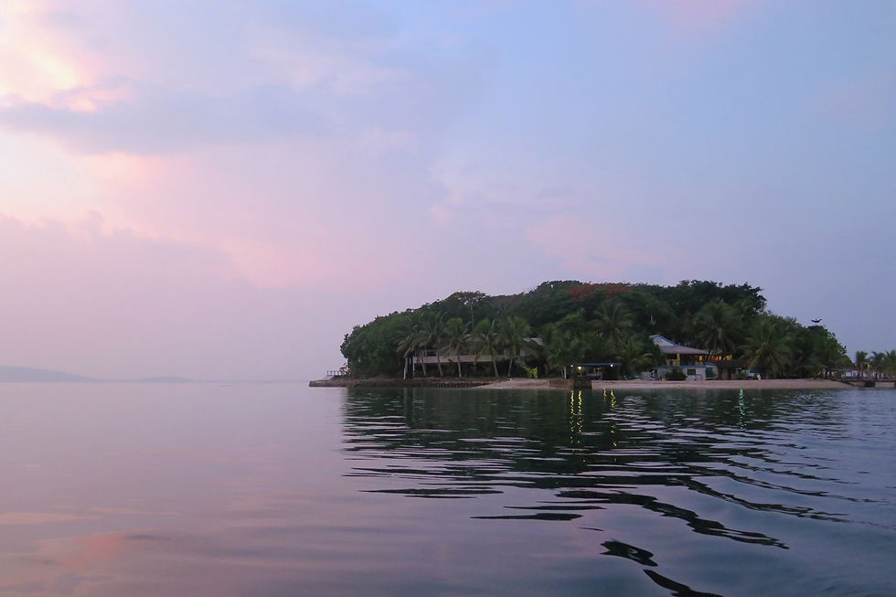 Sunrise at Mele Island