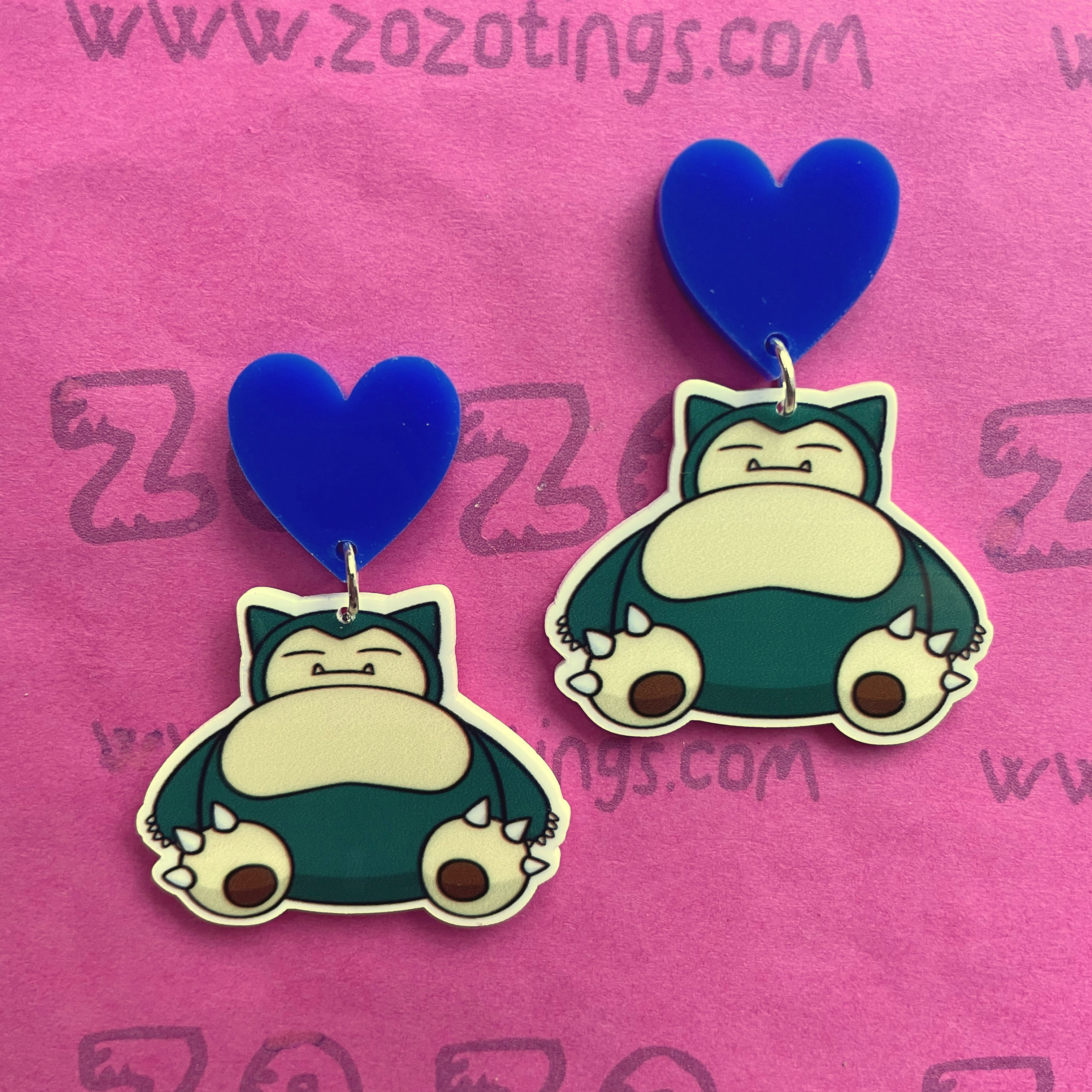 Snorlax Stud Earrings