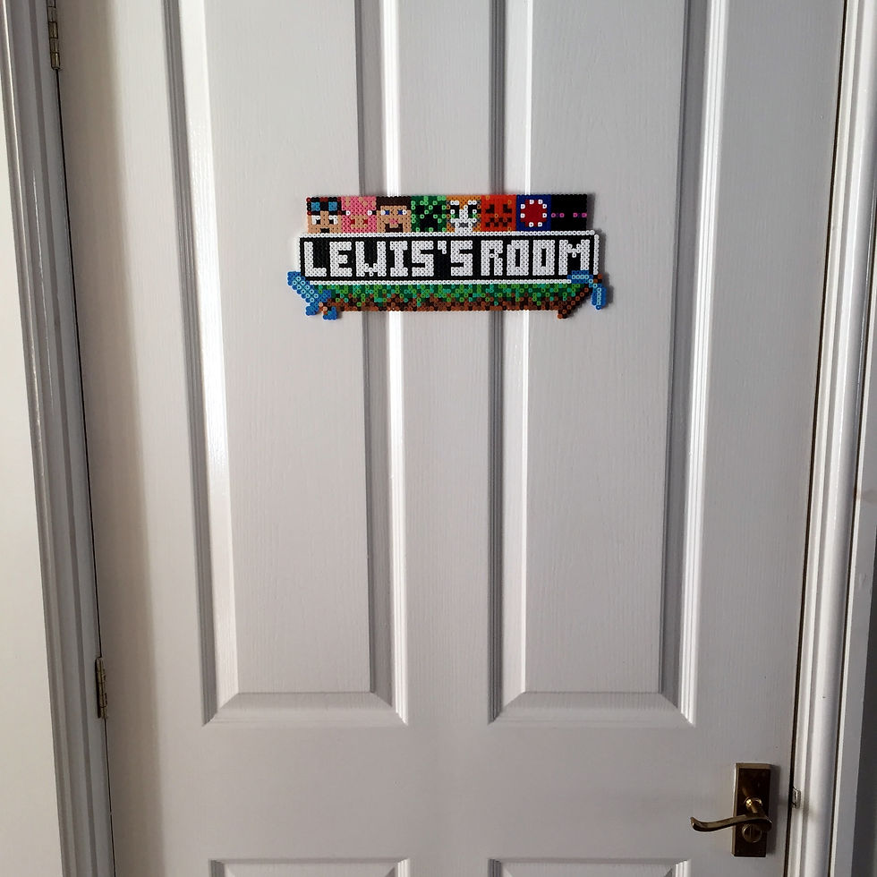 Thumbnail: Minecraft Personalised Pixel Door Sign