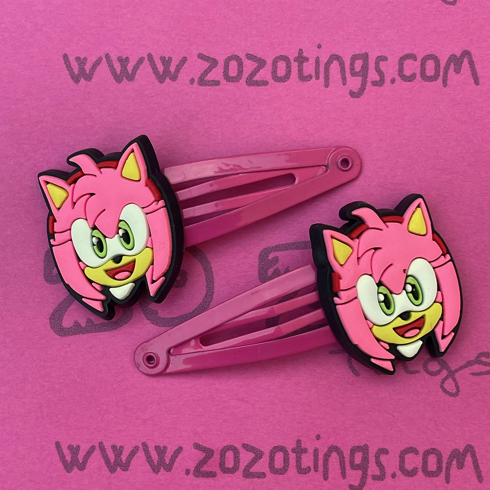 Thumbnail: Sonic the Hedgehog Snap Hair Clips