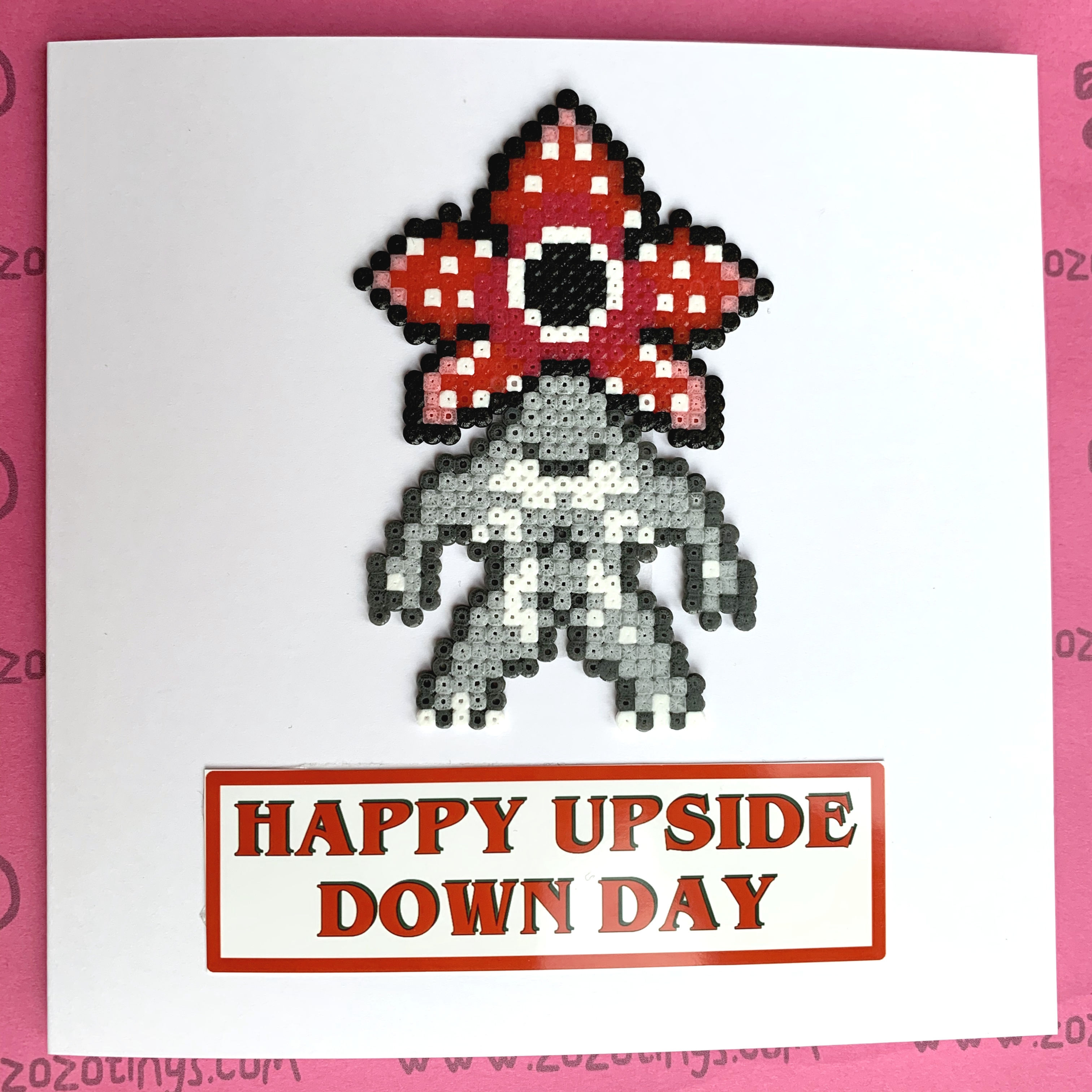 Stranger Things Happy Upside Down Day Card