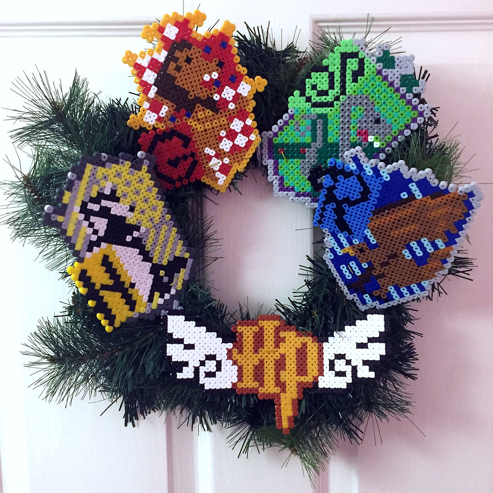 Thumbnail: Harry Potter House Christmas Wreath