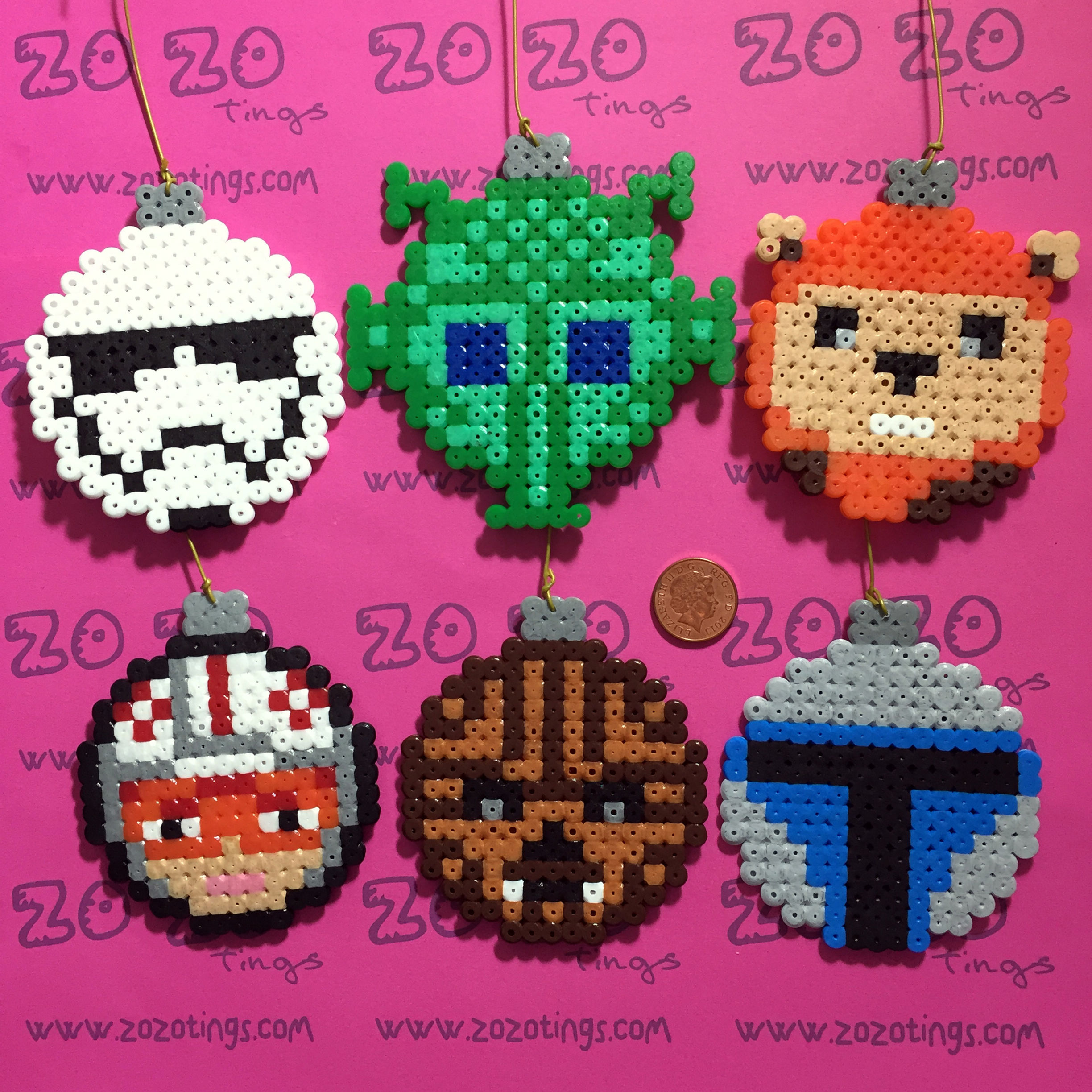 Star Wars Mix 1 Christmas Pixel Baubles