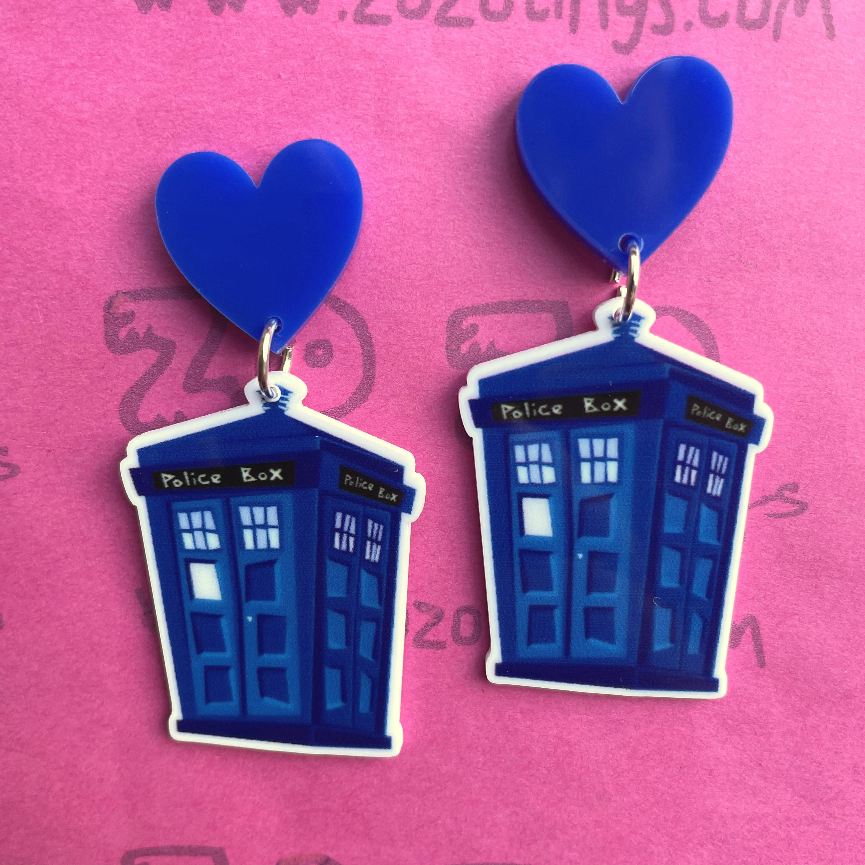 Tardis Stud Earrings