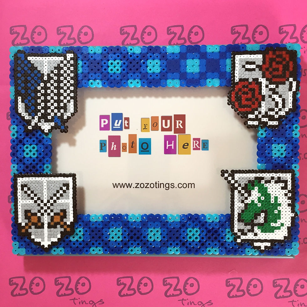 Attack on Titan Pixel Photo Frame