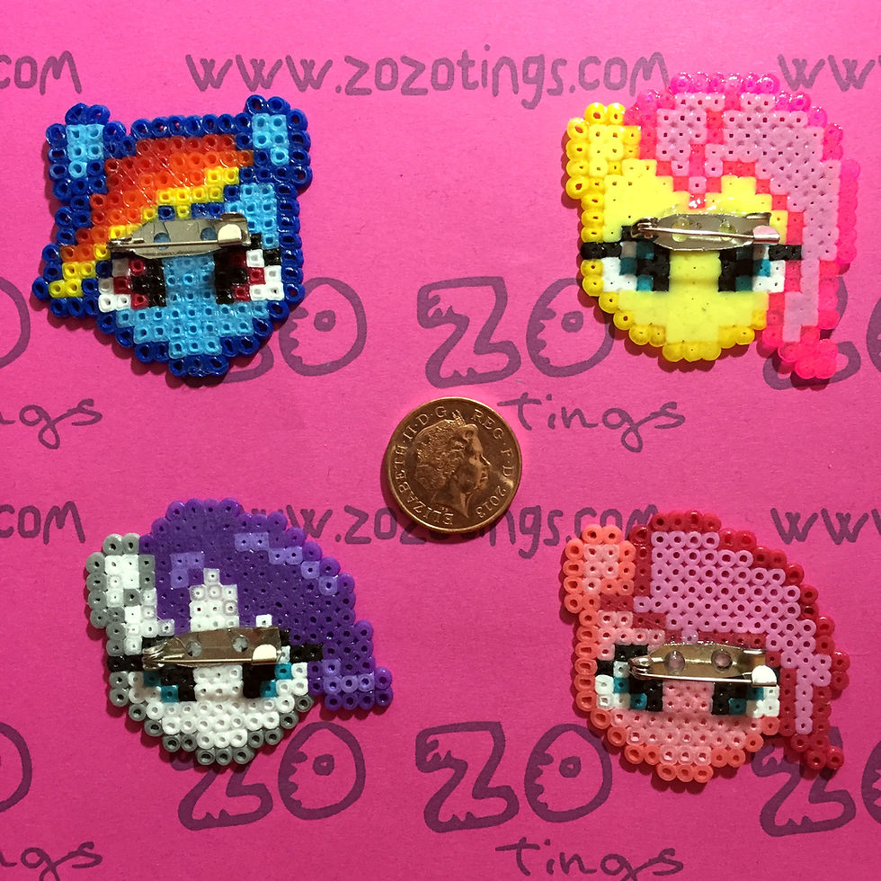 Thumbnail: My Little Pony Pixel Badges
