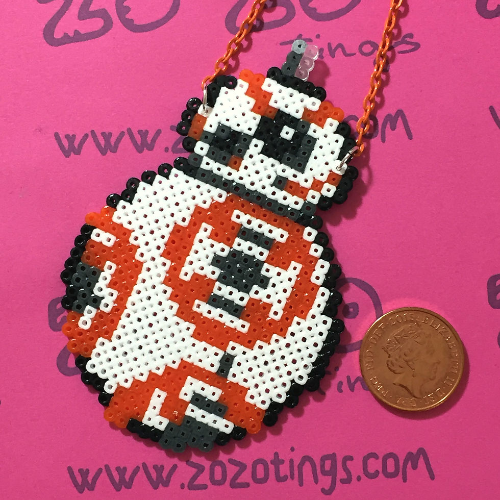 Star Wars BB-8 Pixel Necklace