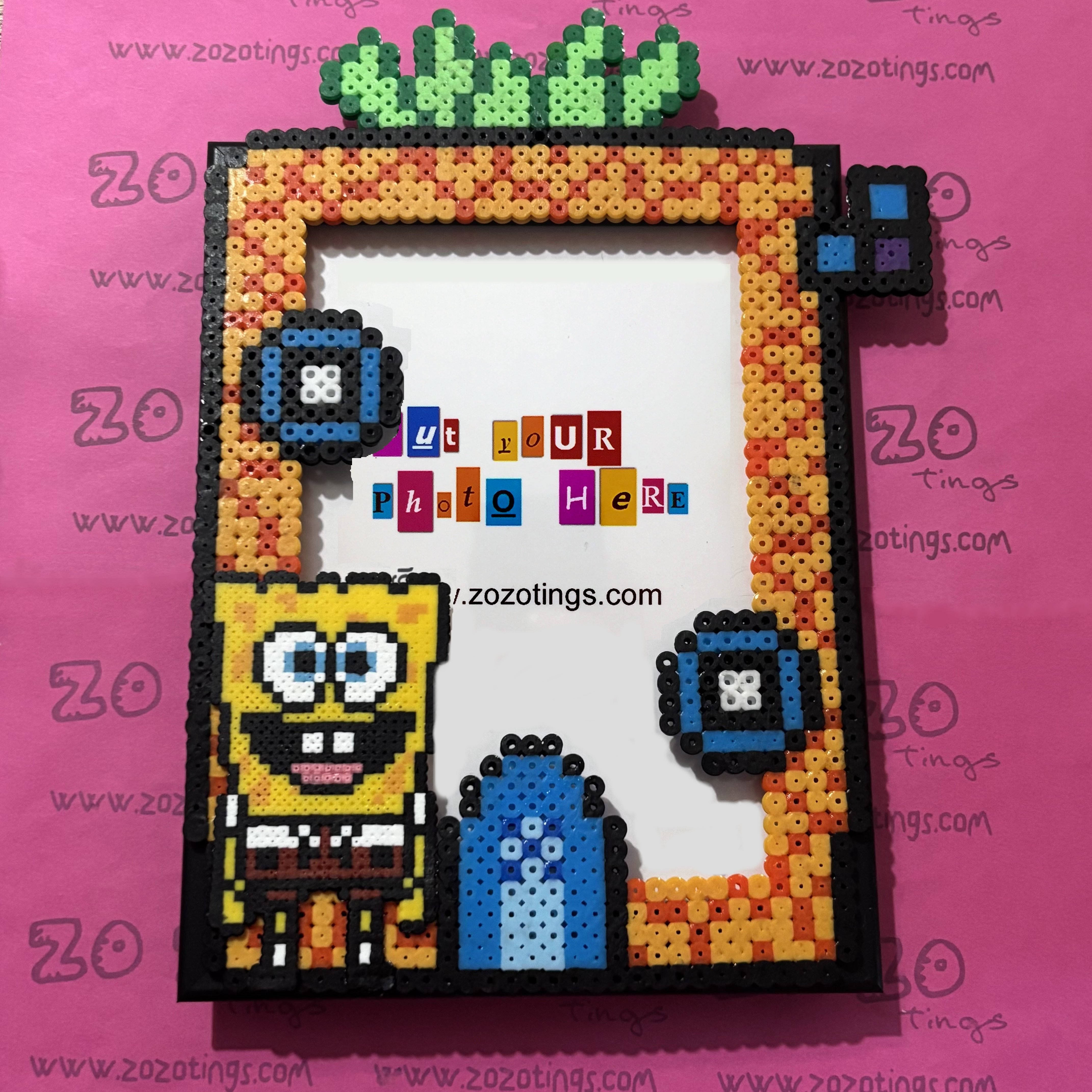 SpongeBob Pixel Photo Frame
