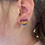 Thumbnail: Rainbow Heart Clip-On Earrings