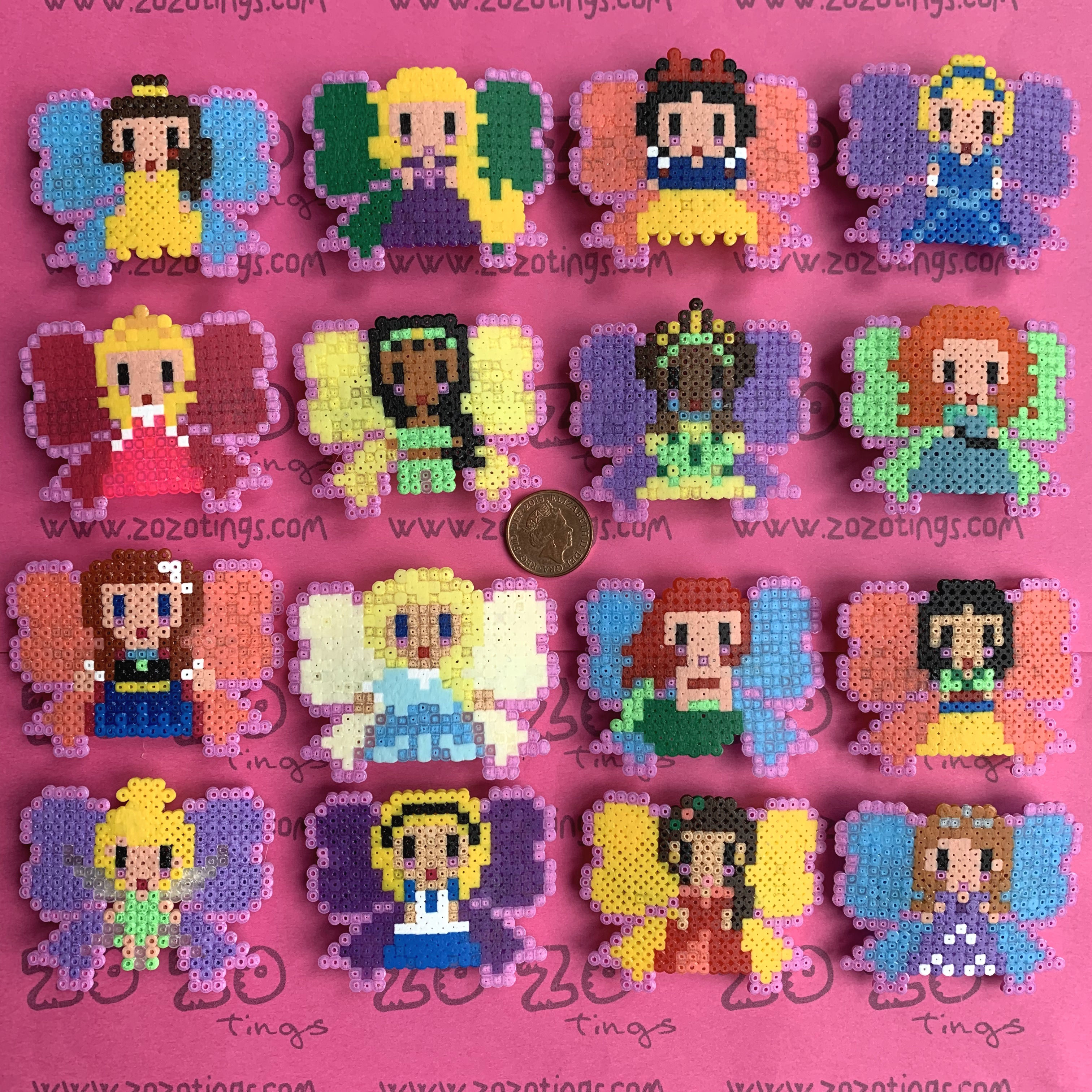 Disney Princess Pixel Hair Bows